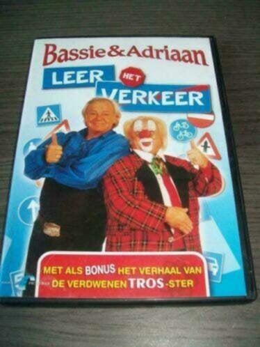 Bassie en Adriaan met Leer het Verkeer 1-disc in nieuwstaat , Alle leeftijden, Verzenden, Zo goed als nieuw, Educatief