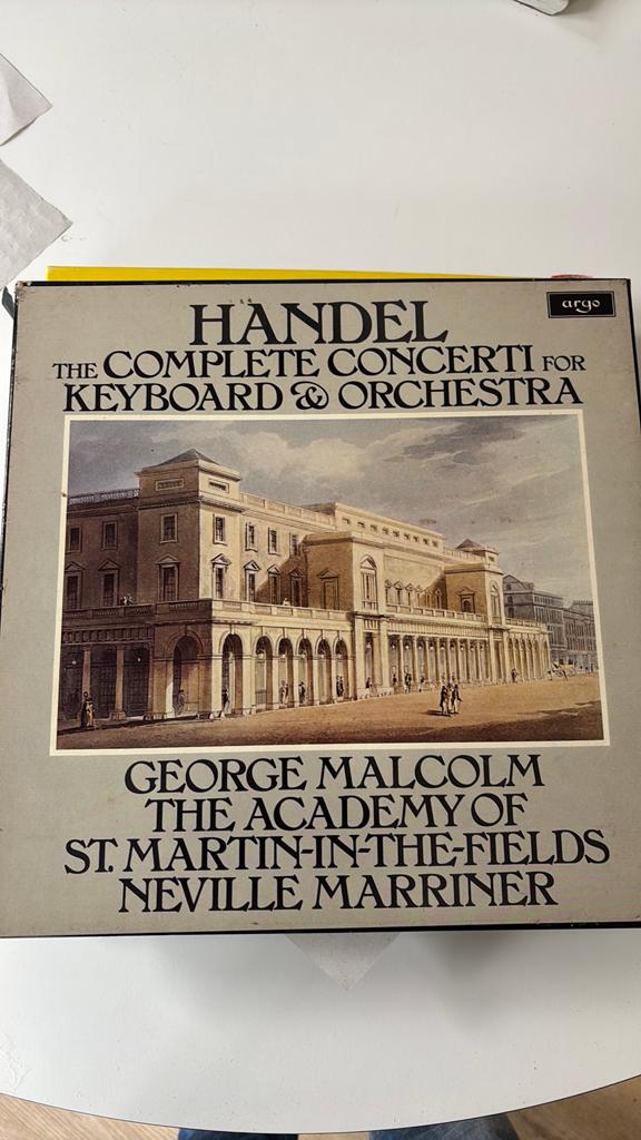 Handel box 4 Lp’s, Cd's en Dvd's, Vinyl | Klassiek, Overige typen, Ophalen of Verzenden, Zo goed als nieuw, 12 inch