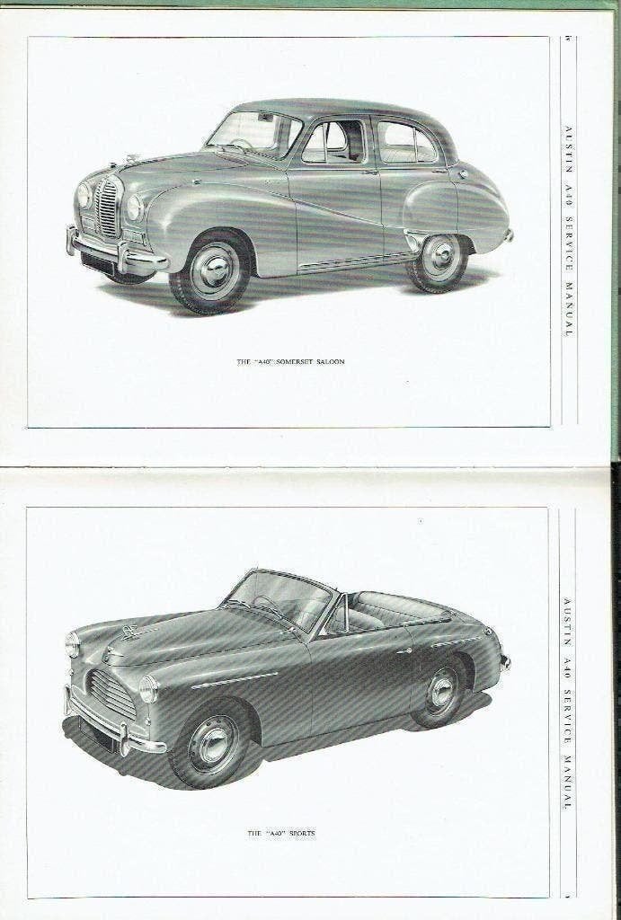 AUSTIN A.40 MODELS SERVICE MANUAL, Ophalen of Verzenden