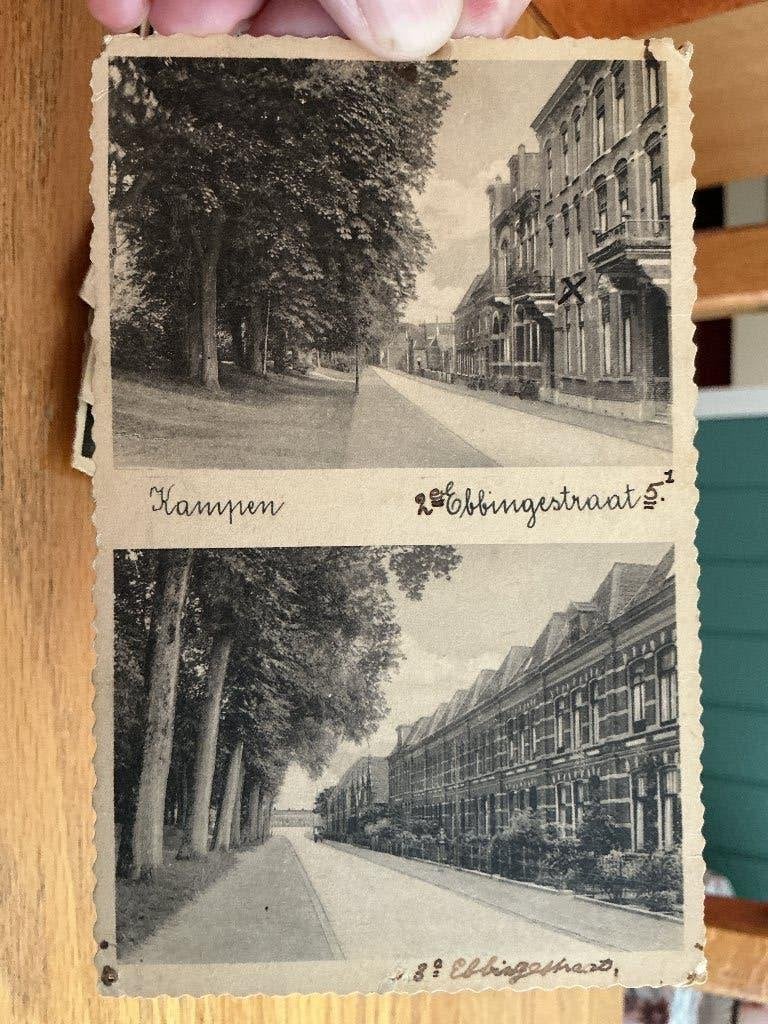 Kampen ebbingestraat, Verzenden, 1920 tot 1940, Gelopen, Overijssel