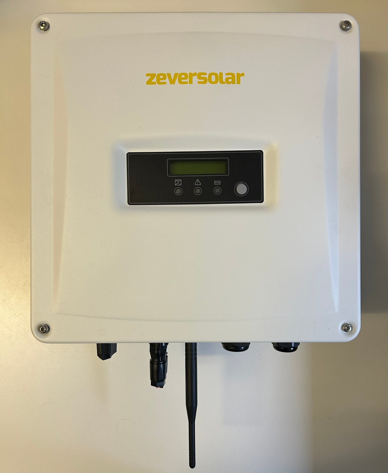 10 zonnepanelen incl. Zeversolar omvormer & montagebeugels, Ophalen, Gebruikt, Compleet systeem, 200 wattpiek of meer