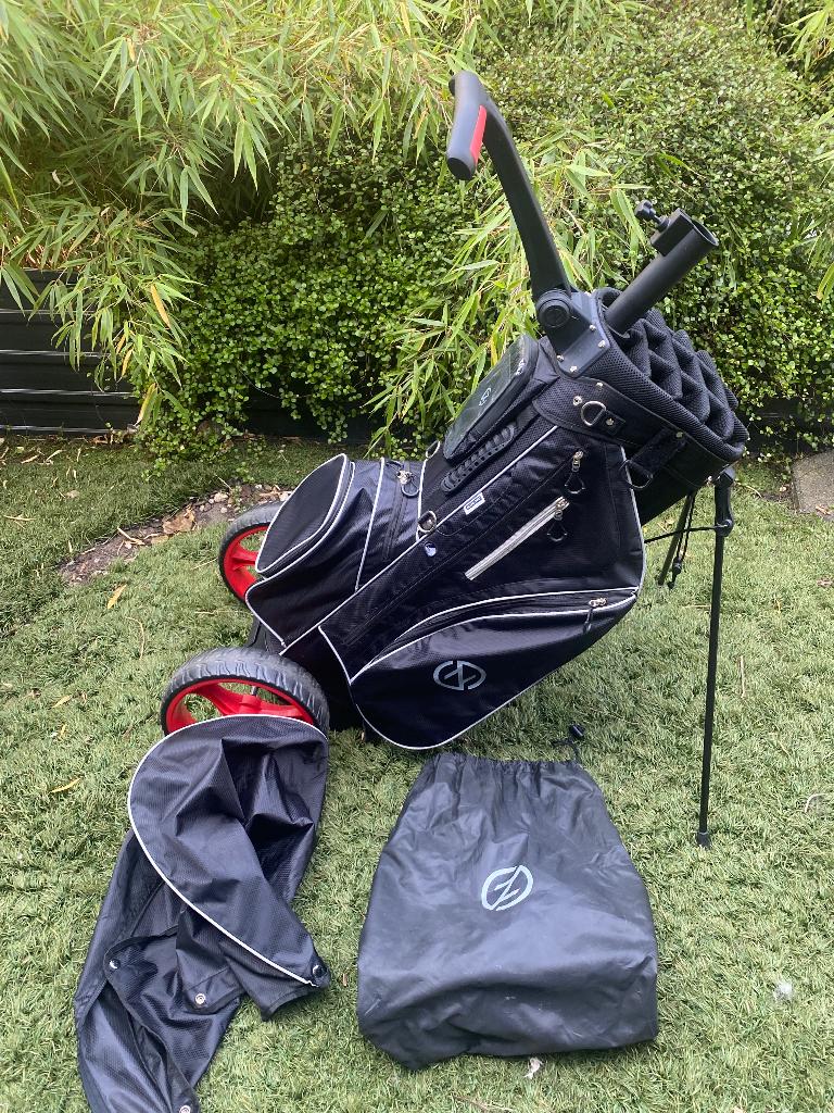 Zero Friction Wheelpro golftas/trolley, Ophalen, Zo goed als nieuw, Tas