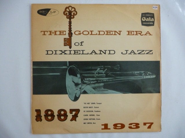 lp THE GOLDEN ERA OF DIXIELAND JAZZ - GALA RECORDS, 1958, Ophalen of Verzenden, Gebruikt, 12 inch, Jazz
