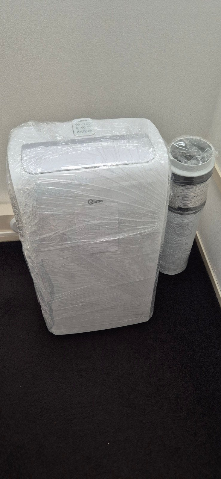 Mobiele airco Qlima P522 met afvoerbuis en raaminzet, Witgoed en Apparatuur, Ophalen, Minder dan 60 m³, Energieklasse A of zuiniger
