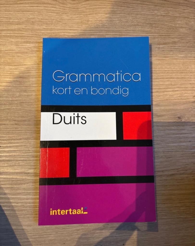 Grammatica kort en bondig Duits - Intertaal, Boeken, Ophalen of Verzenden, Zo goed als nieuw, Non-fictie