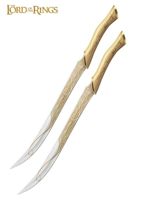 Legolas fighting knives LOTR replica United Cutlery, West Campus 1 76863 Herxheim, Heo GmbH, Nieuw, Ophalen of Verzenden