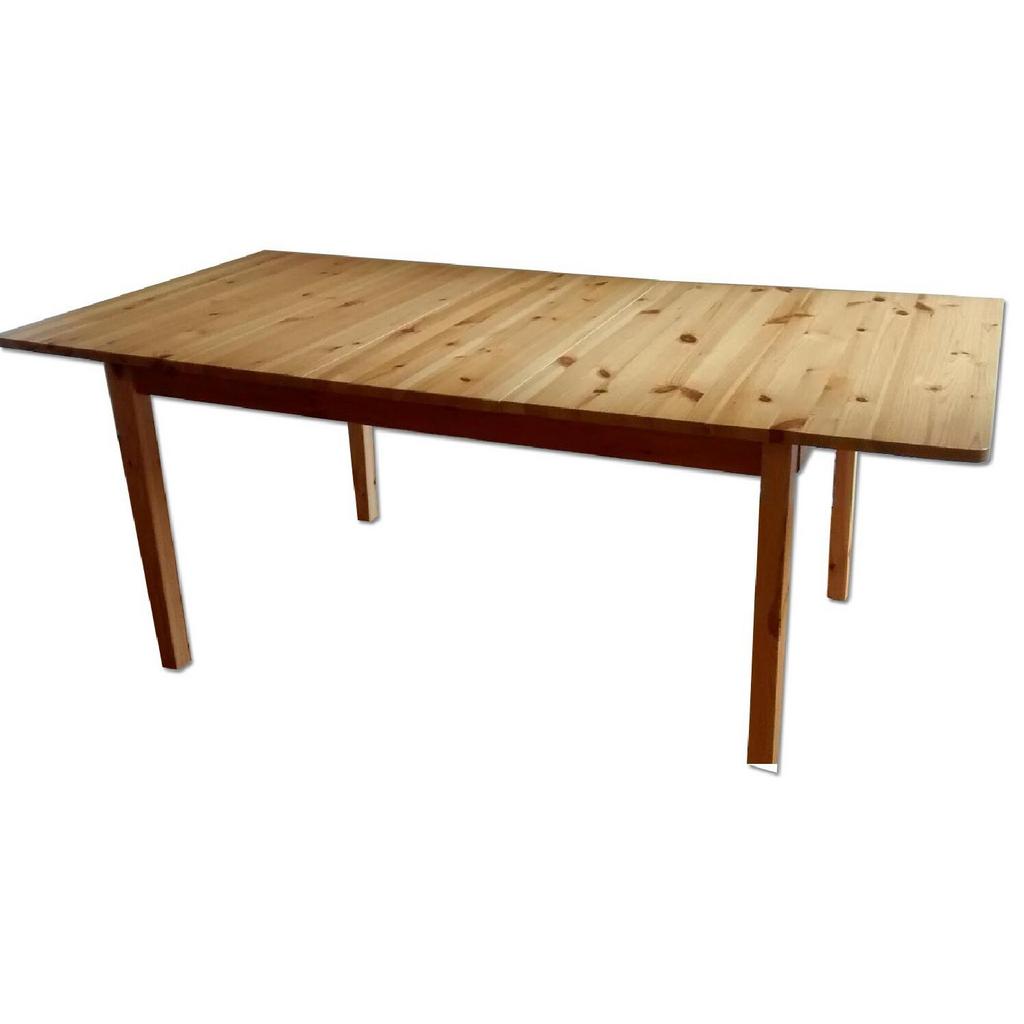 Uitschuifbare eettafel met 4 stoelen, Huis en Inrichting, Tafels | Eettafels, Ophalen, Gebruikt, 50 tot 100 cm, Vijf personen of meer