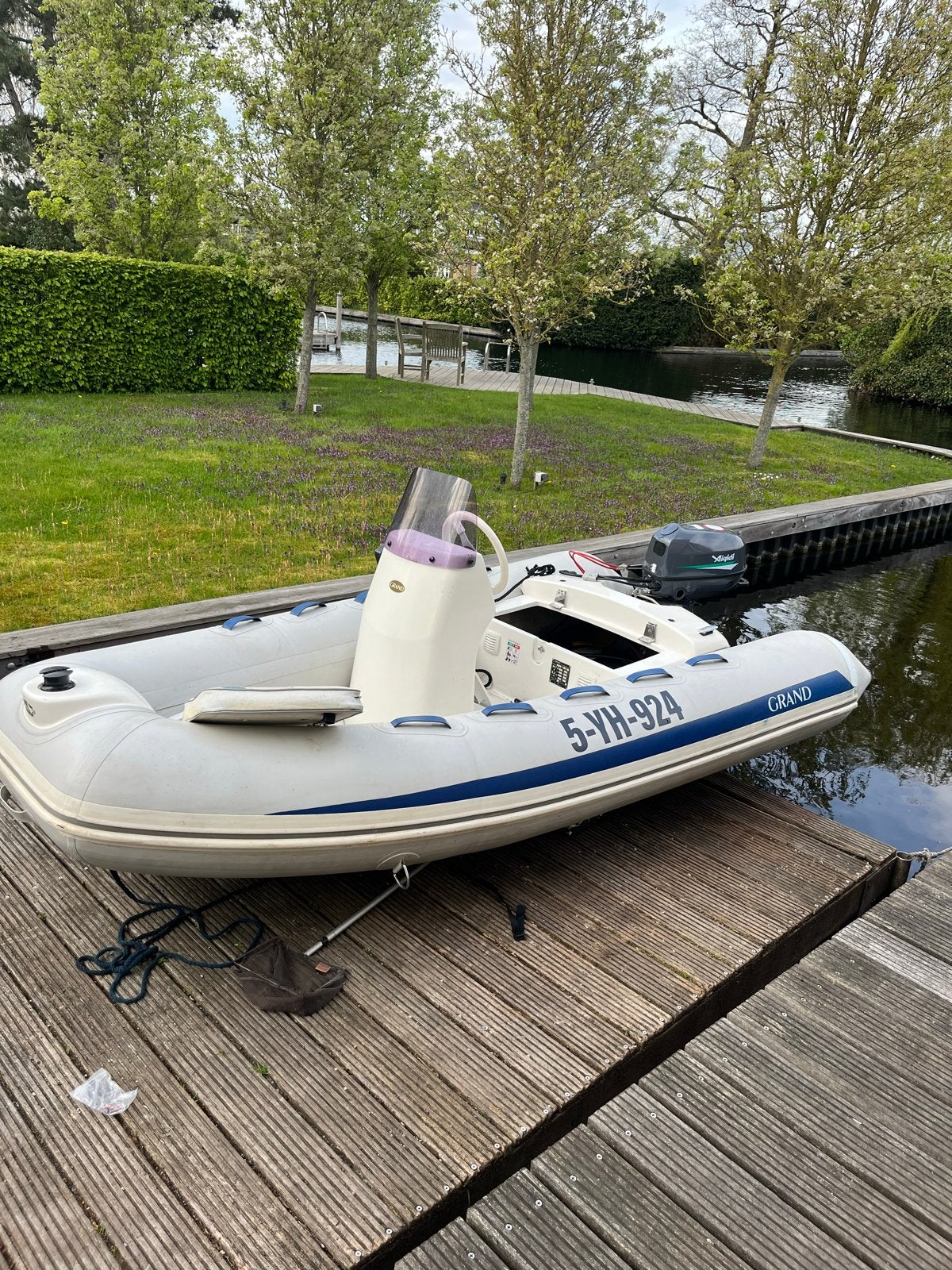 Grand Rib Golden Line 340 met lek - Opknapper, Watersport en Boten, Bootonderdelen, Ophalen, Gebruikt, Overige typen, Motorboot
