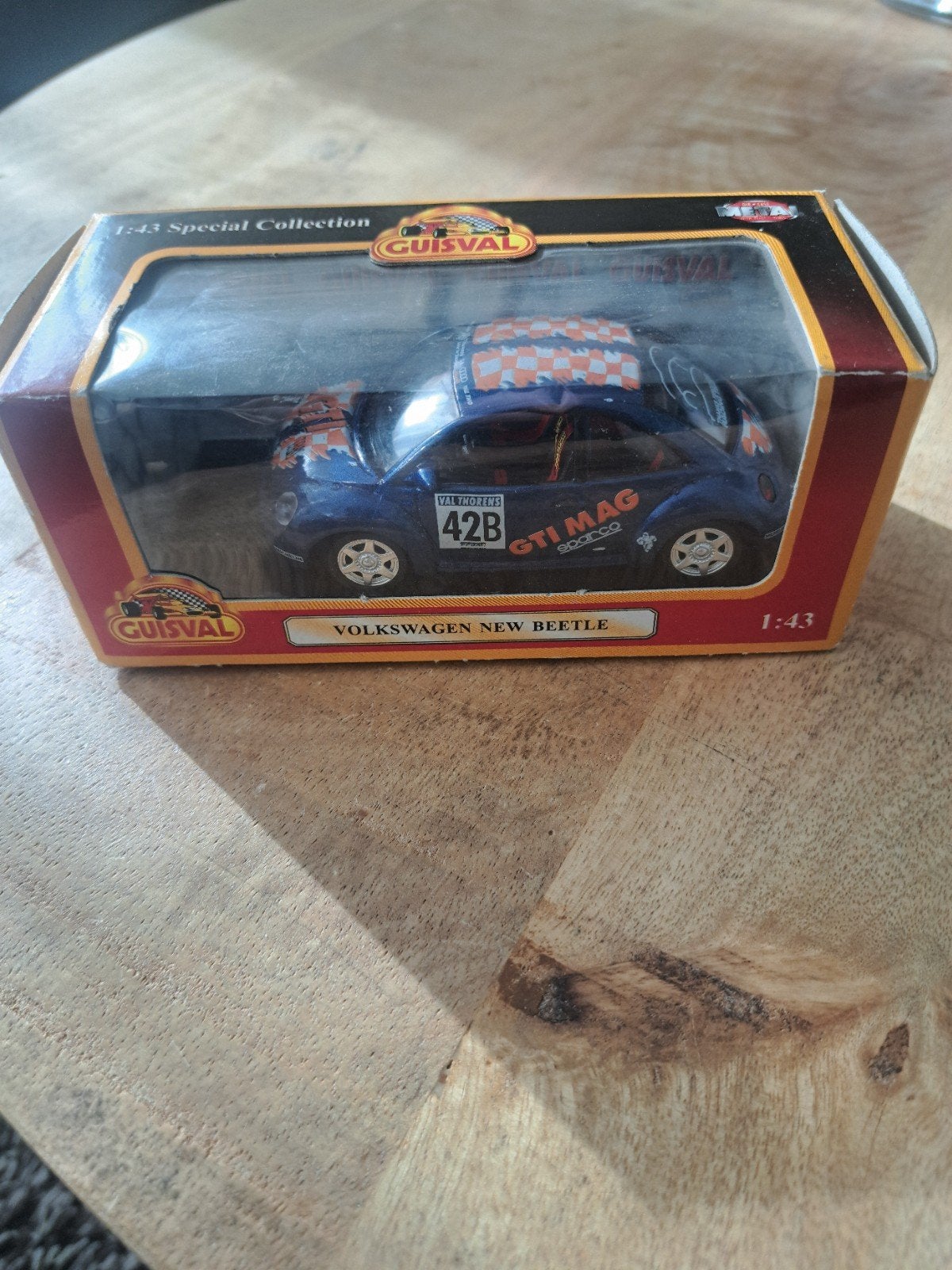 guisval model volkswagen new beetle in o.v.p, Hobby en Vrije tijd, Overige merken, Gebruikt, Guisval, Auto