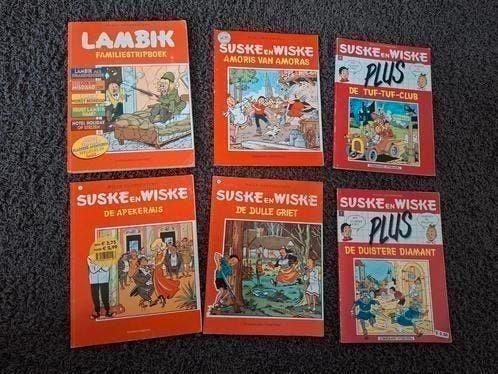 Suske en Wiske Stripboeken - 6 stuks, Meerdere stripboeken, Ophalen of Verzenden, Gelezen, Willy Vandersteen