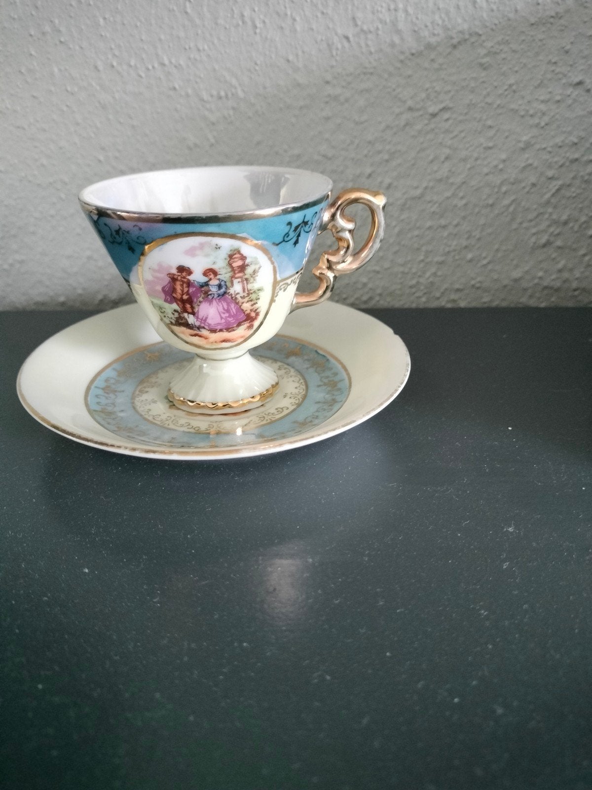 Oud kop en schoteltje, Ophalen of Verzenden