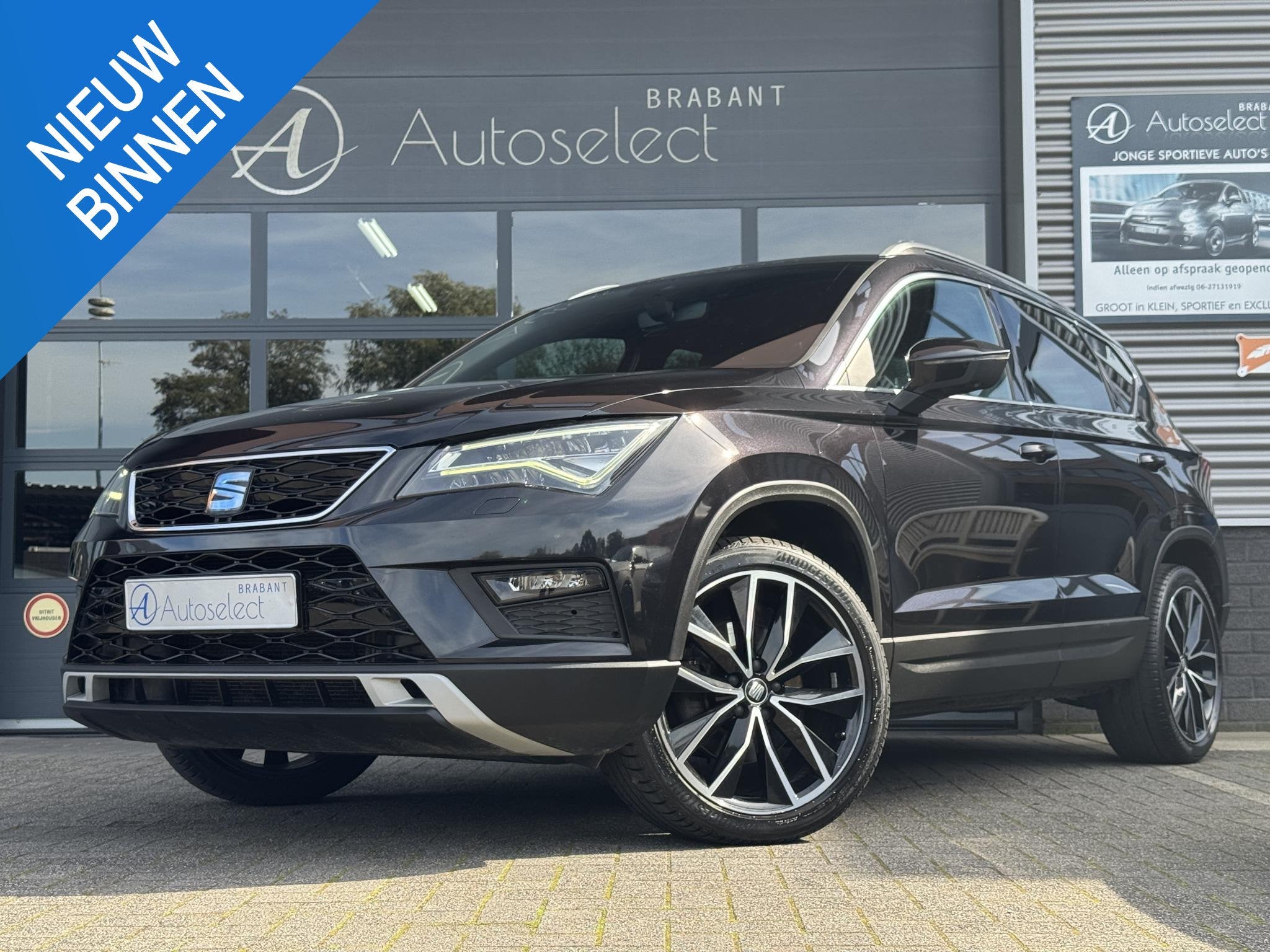 SEAT Ateca 2.0 EcoTSI Excellence 4DRIVE CarPlay | Beats | 19, Auto's, Automaat, Automatische klimaatregeling, Gebruikt, Zwart