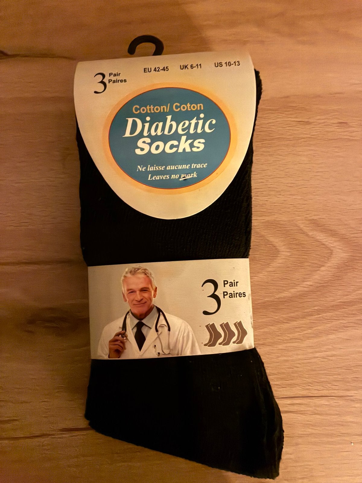 3 paar zwarte diabetes sokken maat 42-45 NIEUW, Kleding | Heren, Ophalen of Verzenden, Nieuw, Maat 43 t/m 46, Zwart