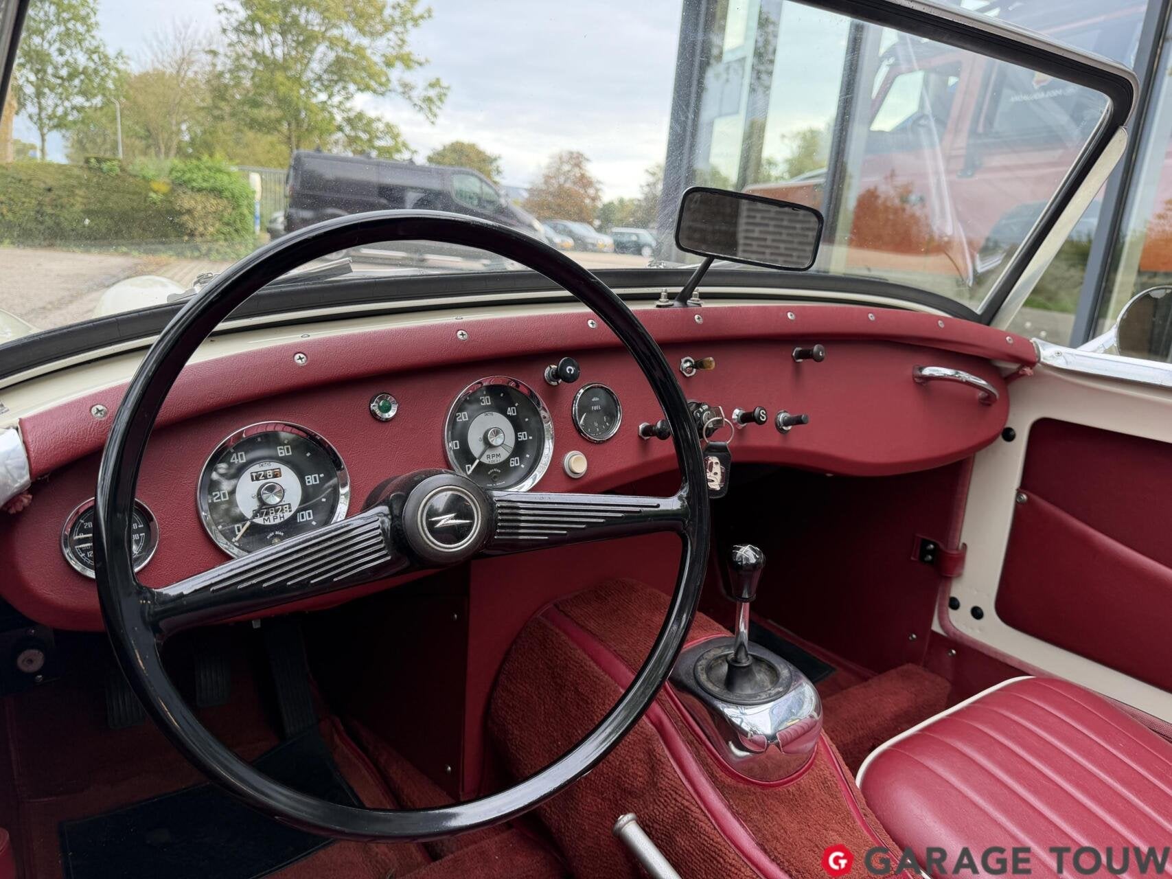 Austin-healey Sprite mk1 Frogeye, Auto's, Achterwielaandrijving, Gebruikt, 4 cilinders, Wit