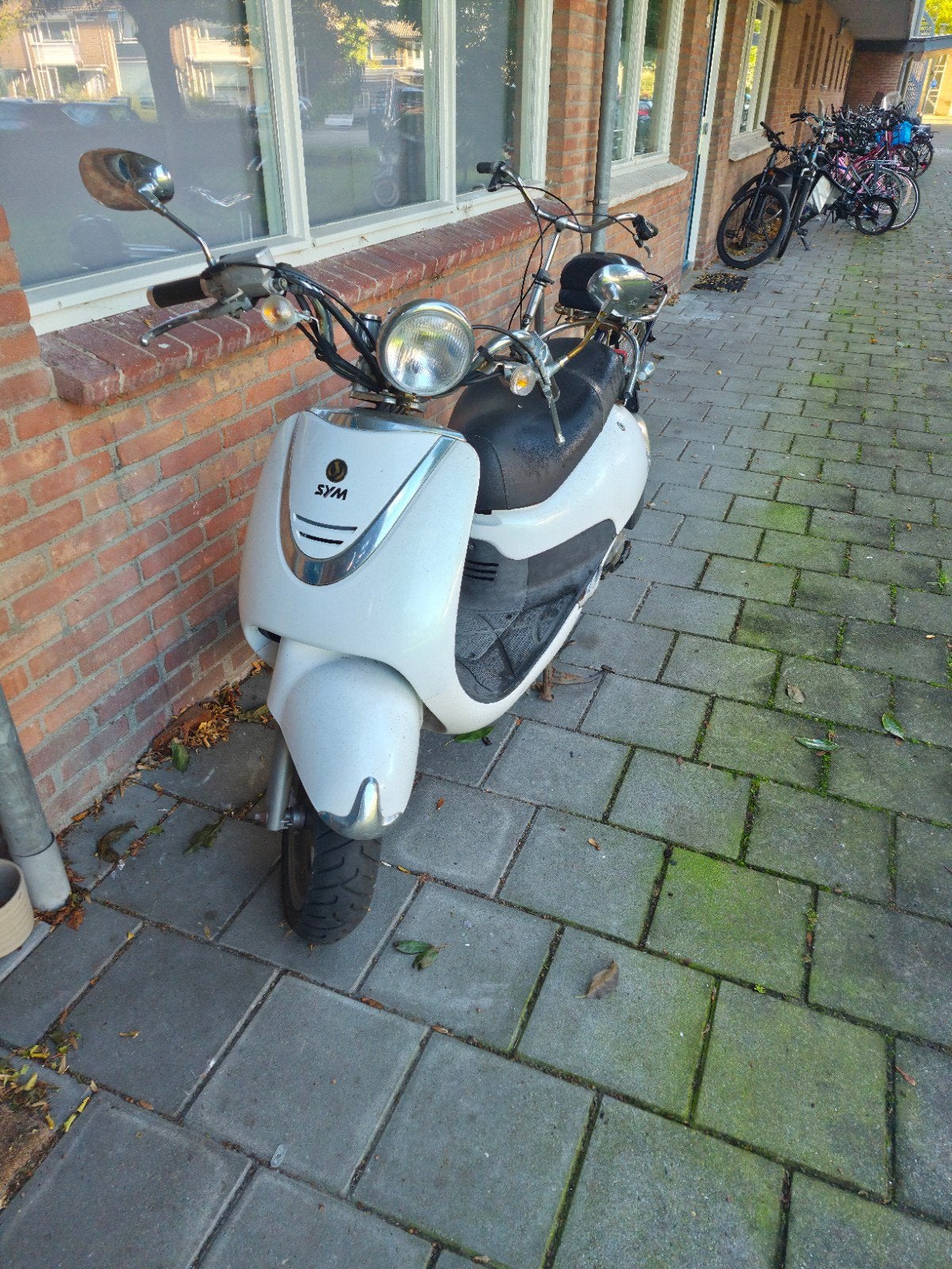 Witte SYM scooter - Ideaal voor stadsritten, Ophalen of Verzenden, Gebruikt, Benzine, SYM