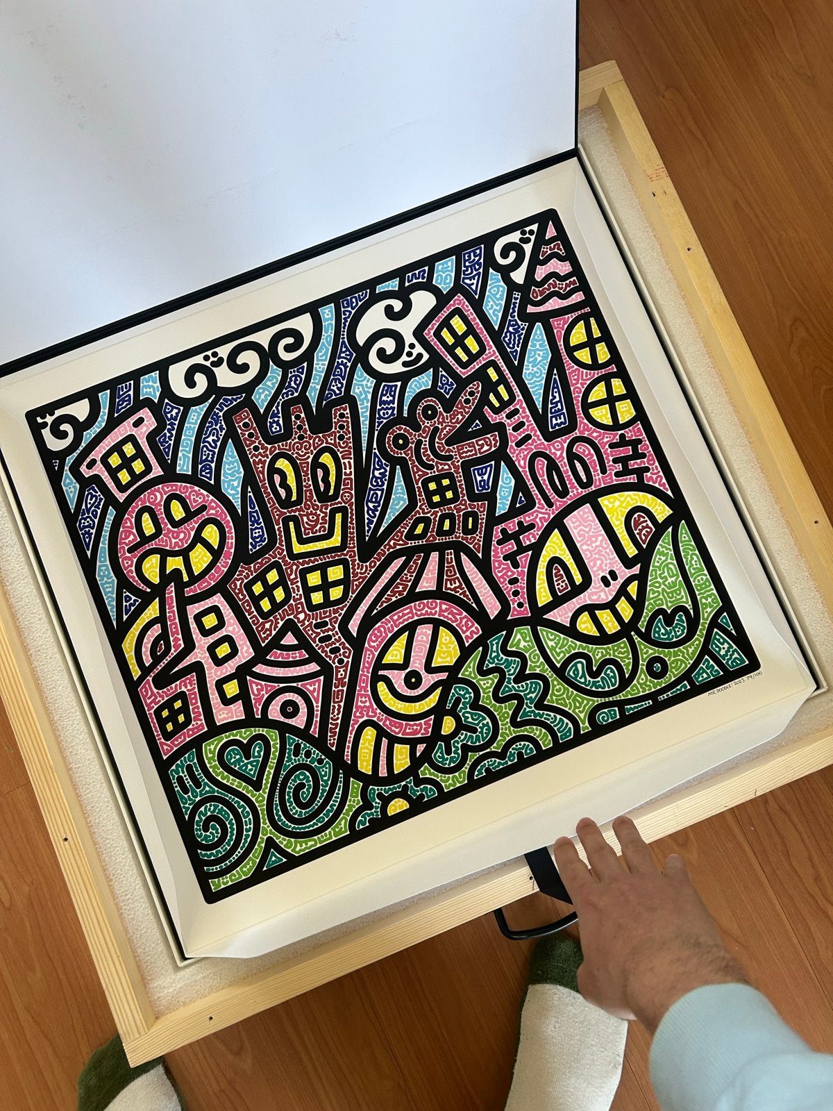 Mr Doodle! Pretty City (2023) - Gelimiteerde Zeefdruk, Antiek en Kunst, Kunst | Litho's en Zeefdrukken, Ophalen