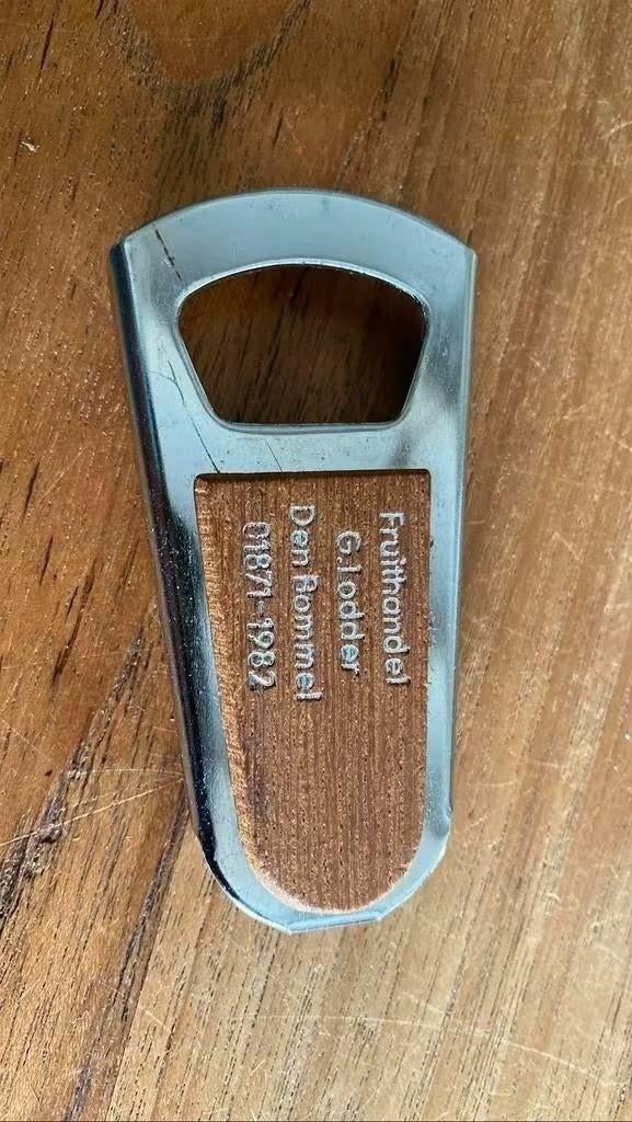 FlesOpener fruithandel G. Lodder - den Bommel, Ophalen of Verzenden, Zo goed als nieuw, Gebruiksvoorwerp