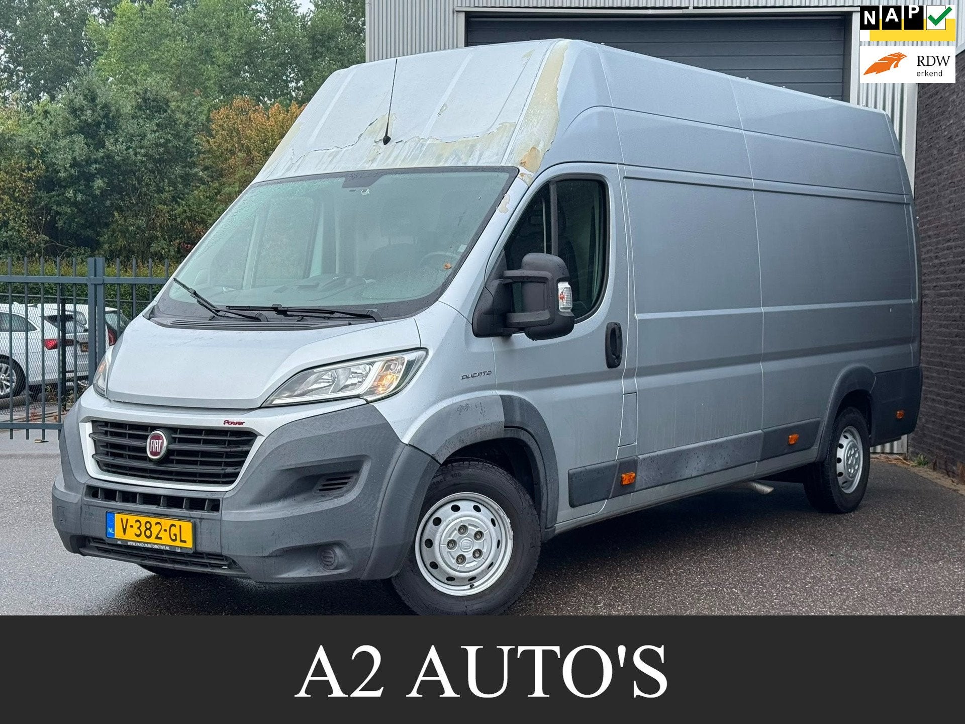Fiat Ducato 35H 2.3 MultiJet L4H3 Airco|Navi|Camera, Voorwielaandrijving, Gebruikt, Euro 6, 2065 kg