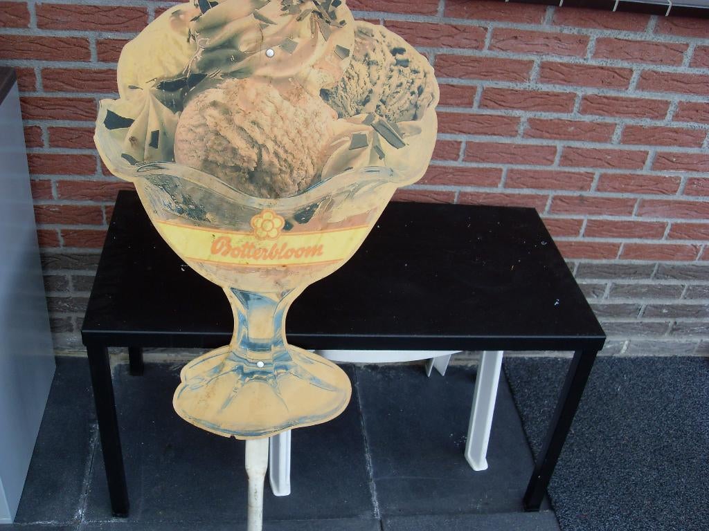 reclame bord botterbloom ijs, Ophalen of Verzenden, Overige typen