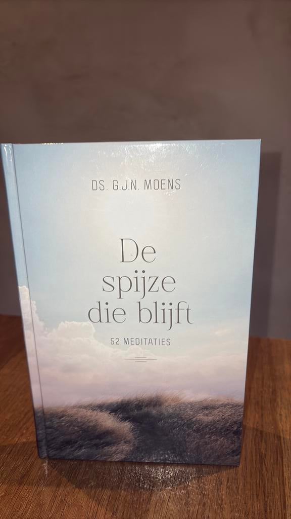 Ds. G.J.N. Moens - De spijze die blijft, Boeken, Ophalen of Verzenden, Zo goed als nieuw, Ds. G.J.N. Moens