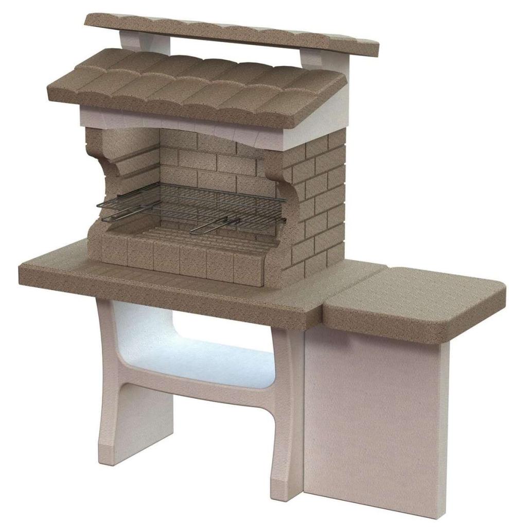 KOOPJE! Sarom Fuoco - Betonnen barbecue - Luxor, Tuin en Terras, Houtskoolbarbecues, Nieuw, Ophalen