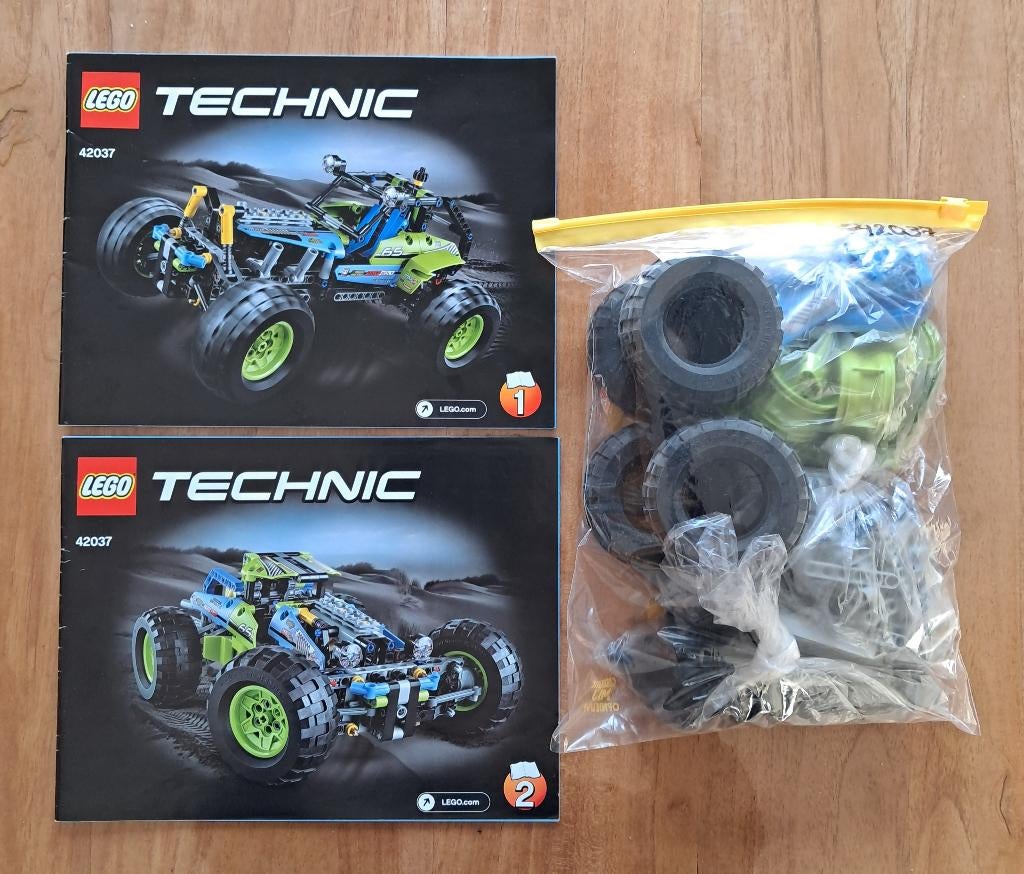 Lego technic 42037, Ophalen of Verzenden, Zo goed als nieuw, Complete set, Lego