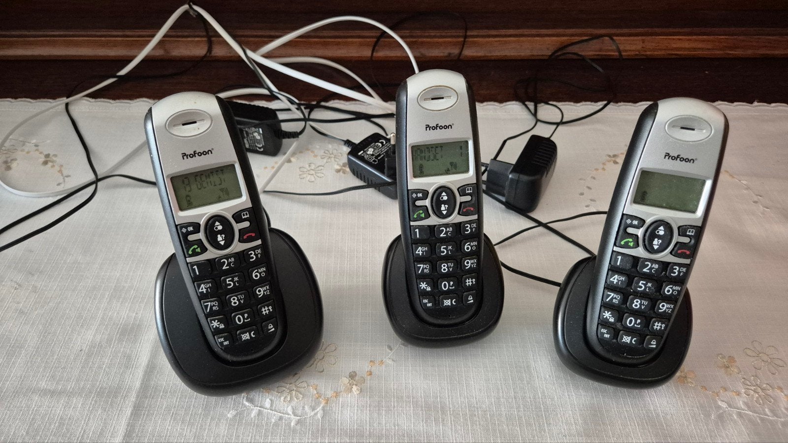 Profoon PDX-6530 DECT Telefoonset - 3 Handsets, Ophalen of Verzenden