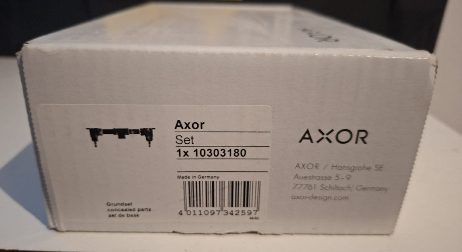 Axor inbouwdeel 3-gats wastafelkraan, Ophalen of Verzenden, Kraan