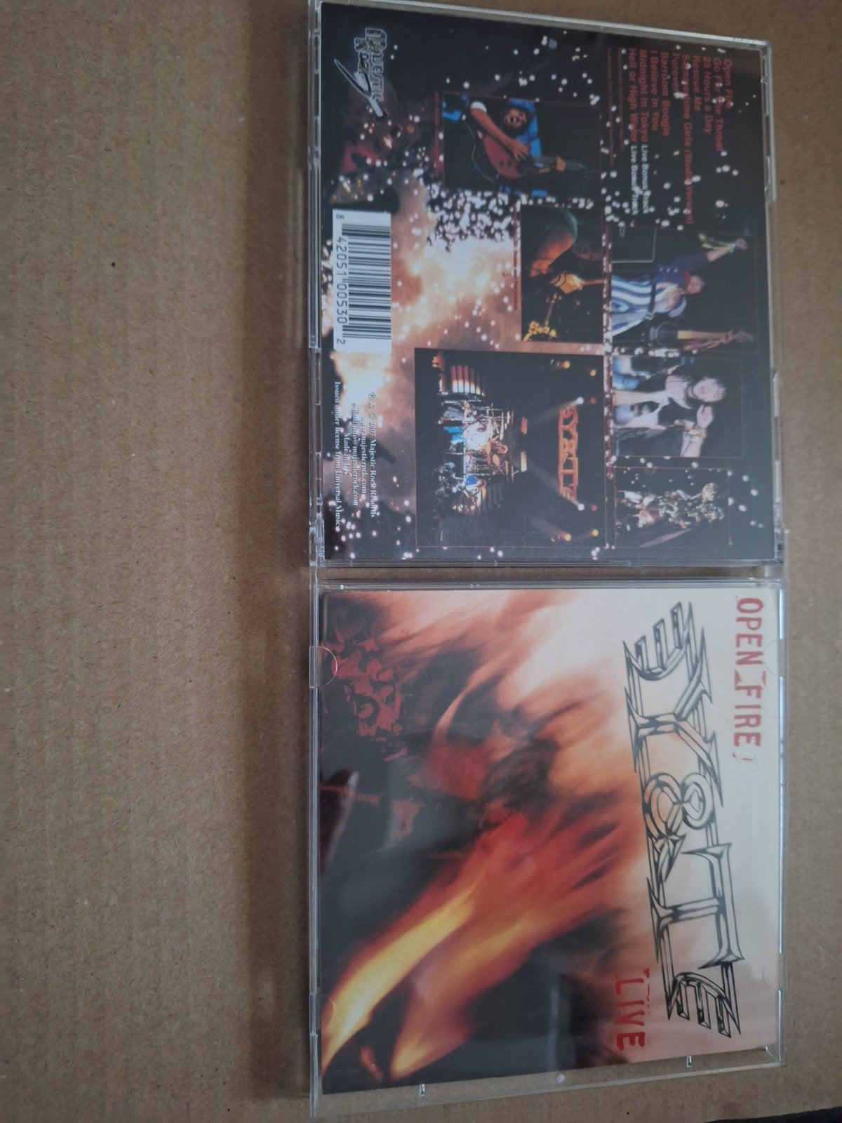 Y& T - Open "Fire" Live CD - Metal, Doom metal, Verzenden, Zo goed als nieuw, Live-album