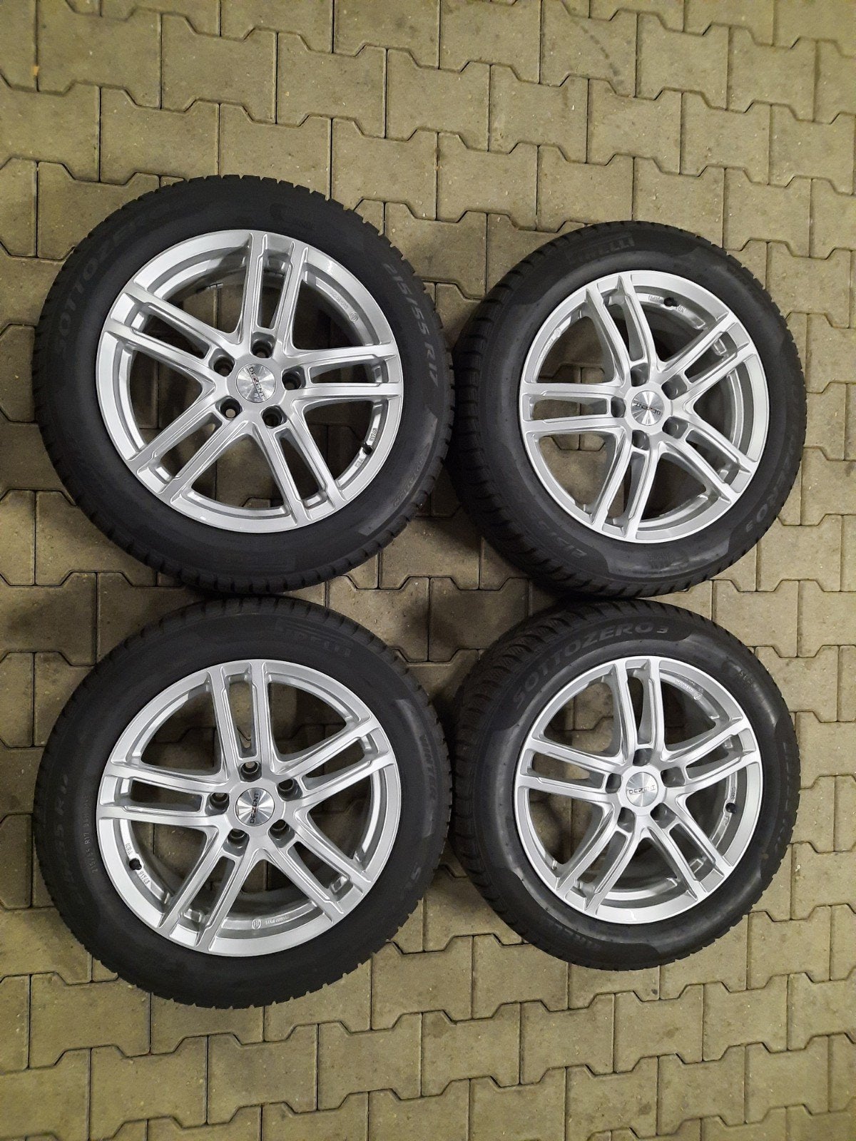 17 inch velgen 5×112 DEZENT VW PASSAT SKODA SUPERB AUDI SEAT, Banden en Velgen, 17 inch, Personenwagen, Gebruikt