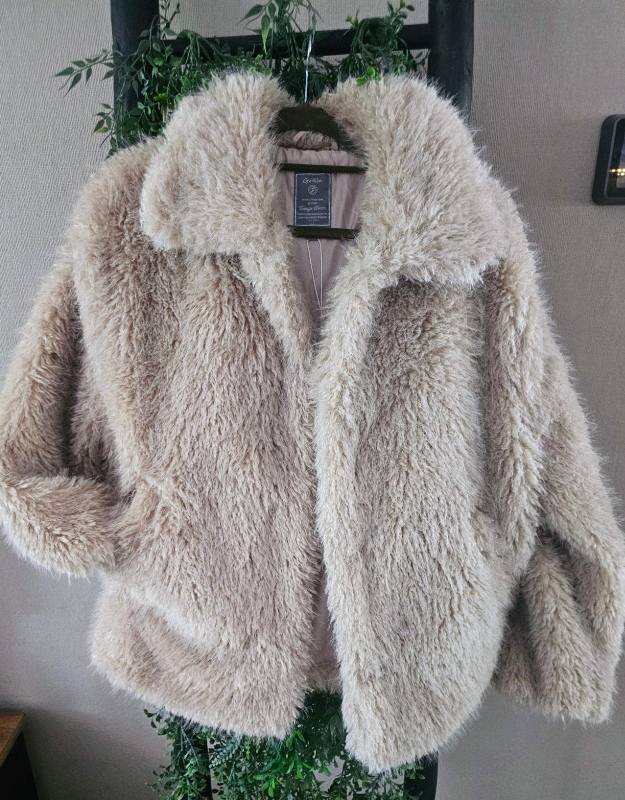 NIEUW Geisha teddy jas faux fur beige 3XL/46, Geisha, Beige, Maat 46/48 (XL) of groter, Nieuw