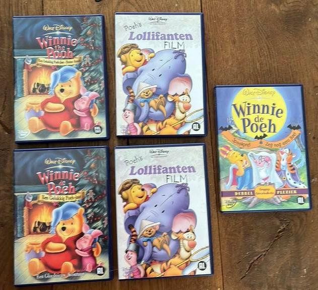 Diverse winnie de poeh films disney, Alle leeftijden, Ophalen, Gebruikt, Tekenfilm