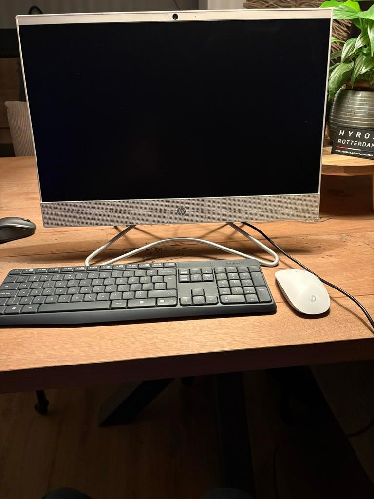 HP 22 All-in-One PC - Compacte en complete desktop, Computers en Software, Desktop Pc's, HDD, 8 GB, Zo goed als nieuw, Onbekend