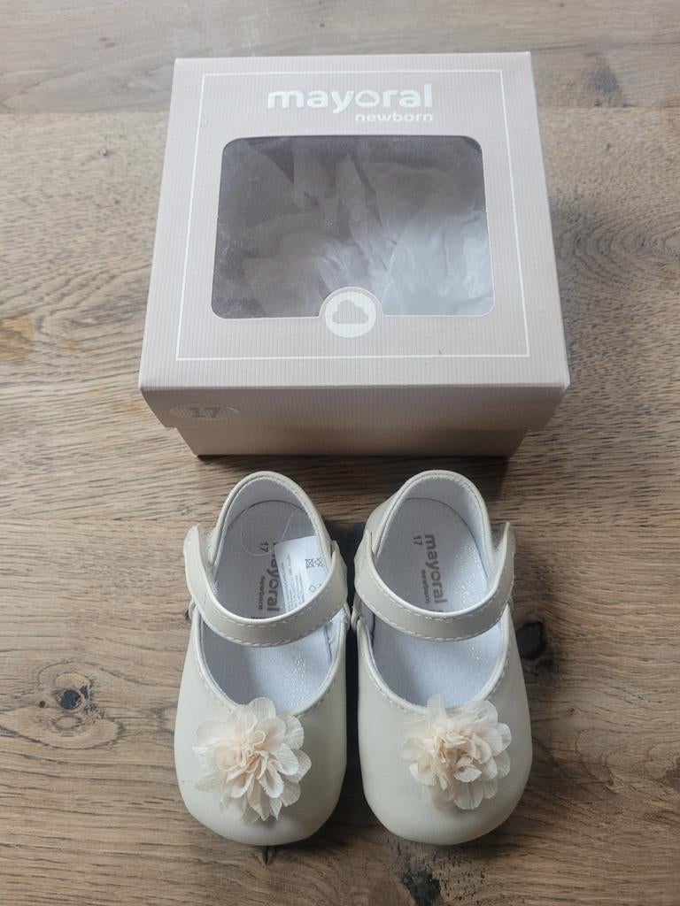 Mayoral Newborn meisjesschoentjes maat 17 nieuw in doos, Kinderen en Baby's, Babykleding | Schoentjes en Sokjes, Schoentjes, Meisje