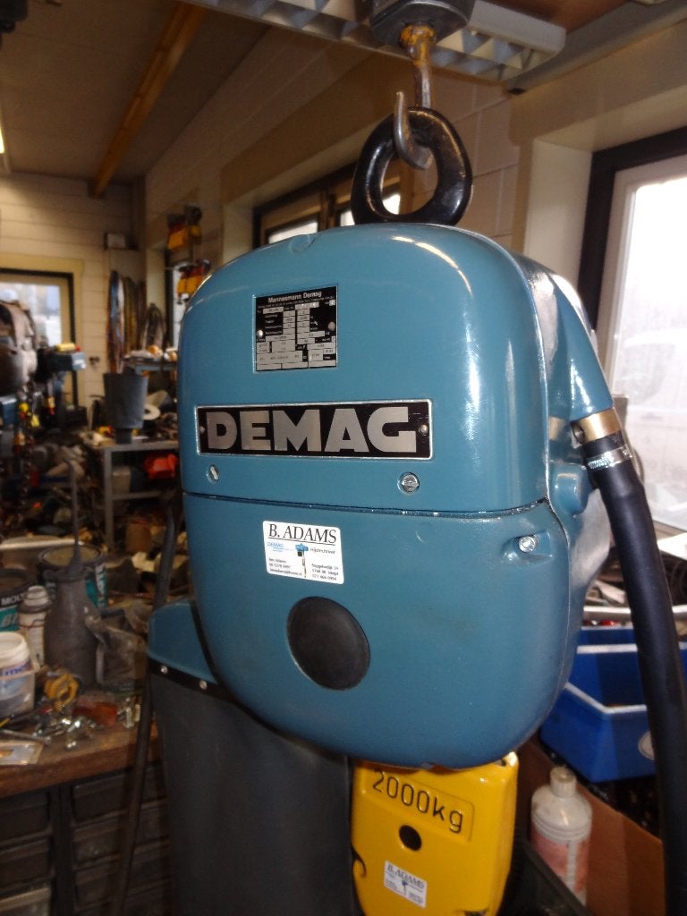 Demag pk 10 2000 kg ketting takel, Ophalen, Zo goed als nieuw, Elektrisch