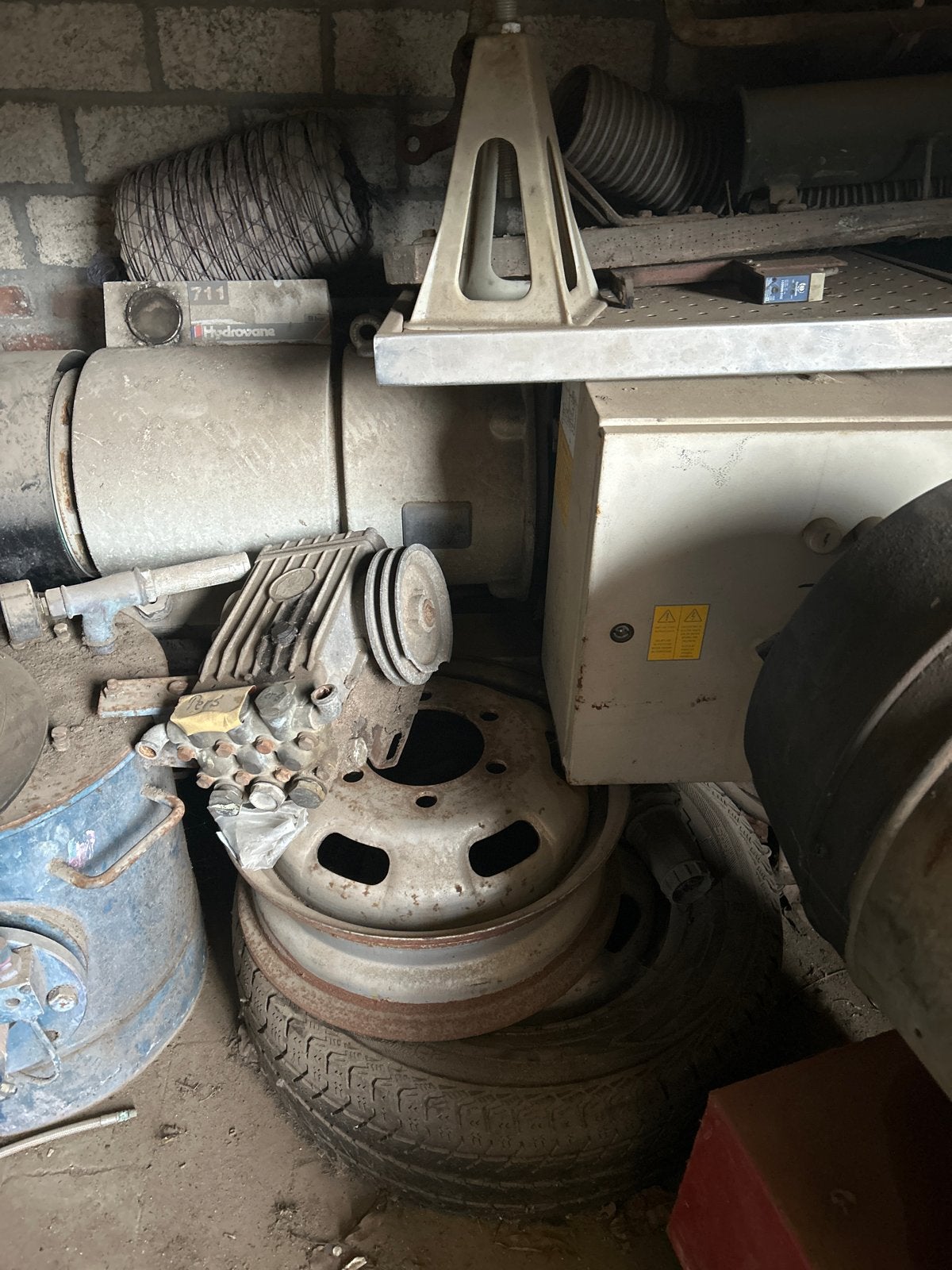 Hydrovane 711 schotten Compressor - Gebruikt, Ophalen
