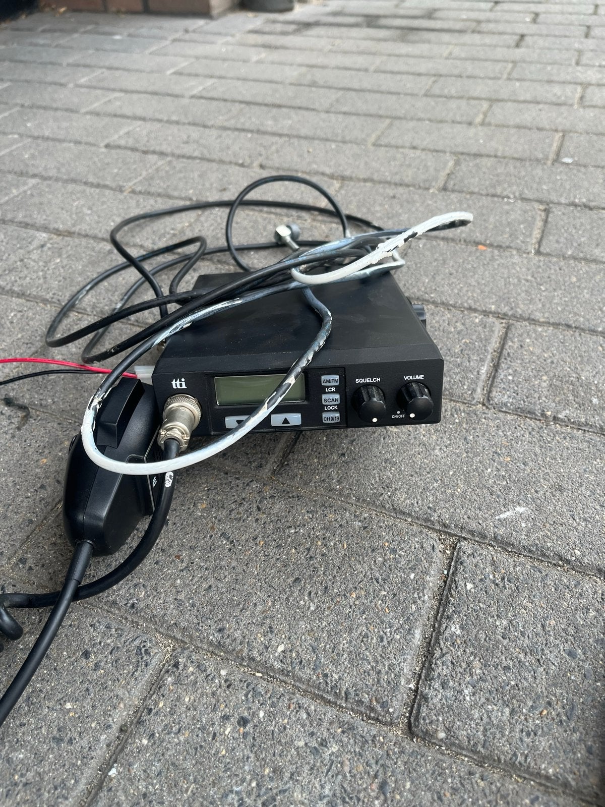 27mc bakkie met antenne en voeding, Ophalen of Verzenden, Gebruikt, 15 km of meer, Portofoon of Walkie-talkie