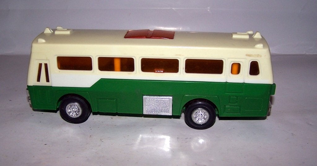 Vintage jaren '60 plastic busmodel. Lucky-Hong Kong. Nwst., Ophalen of Verzenden, Gebruikt