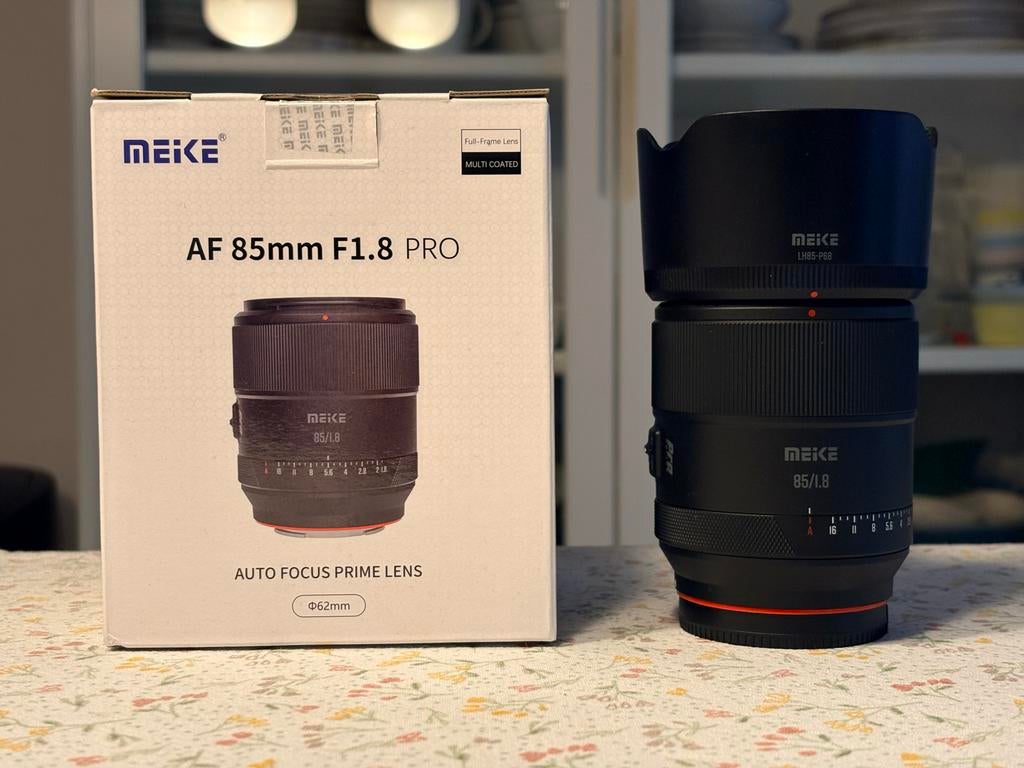 Meike AF 85mm F1.8 PRO voor Sony e-mount, Audio, Tv en Foto, Fotografie | Lenzen en Objectieven, Ophalen of Verzenden, Zo goed als nieuw