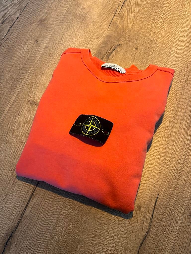 Stone Island sweater maat L perfect voor koningdag, Ophalen of Verzenden, Gedragen, Maat 52/54 (L), Oranje