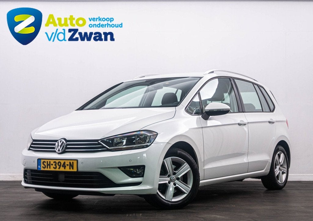 Volkswagen Golf Sportsvan 1.4 TSI Highline Trekhaak/Navi!, Auto's, Volkswagen, Gebruikt, 4 cilinders, Navigatiesysteem, Wit