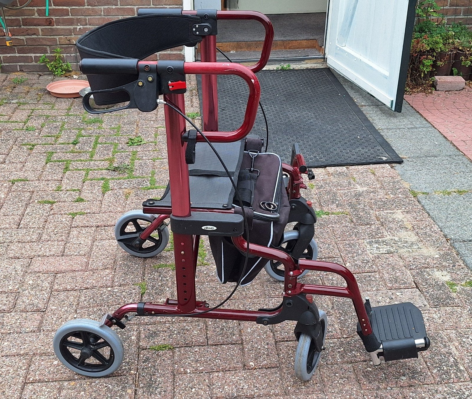 rolstoel/rollator drive diamond deluxe, Diversen, Rollators, Ophalen, Opvouwbaar, Zo goed als nieuw