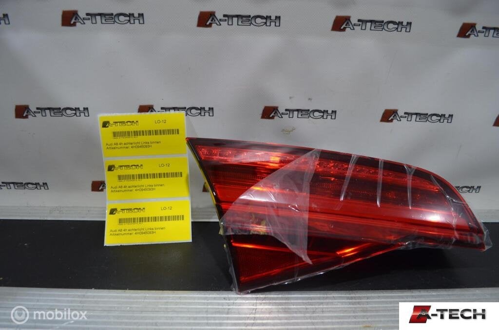 Achterlicht linksbinnen Audi A8 LO- 12 4H0945093H, Audi, Nieuw