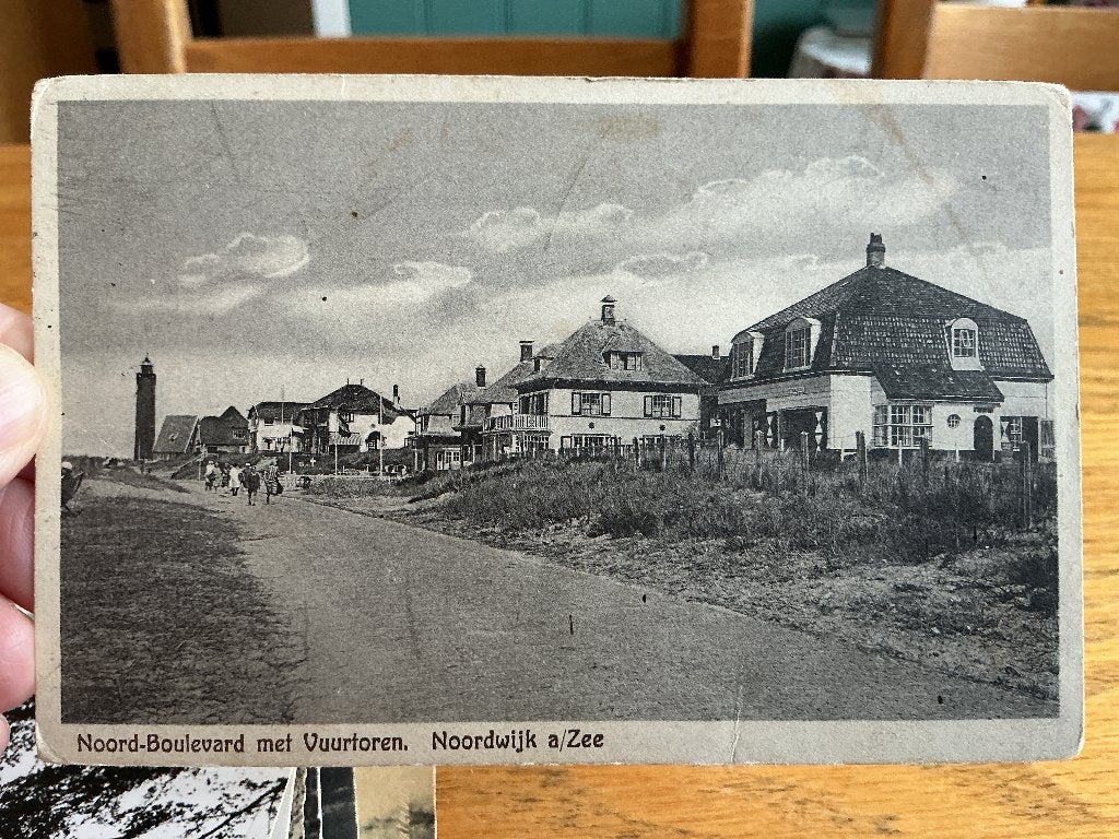 Noordwijk aan Zee met vuurtoren 1926, Verzenden, 1920 tot 1940, Gelopen, Zuid-Holland