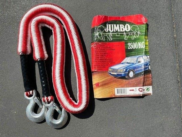 Jumbo sleepkabel 2500 KG - Rood/Wit, Ophalen of Verzenden, Nieuw