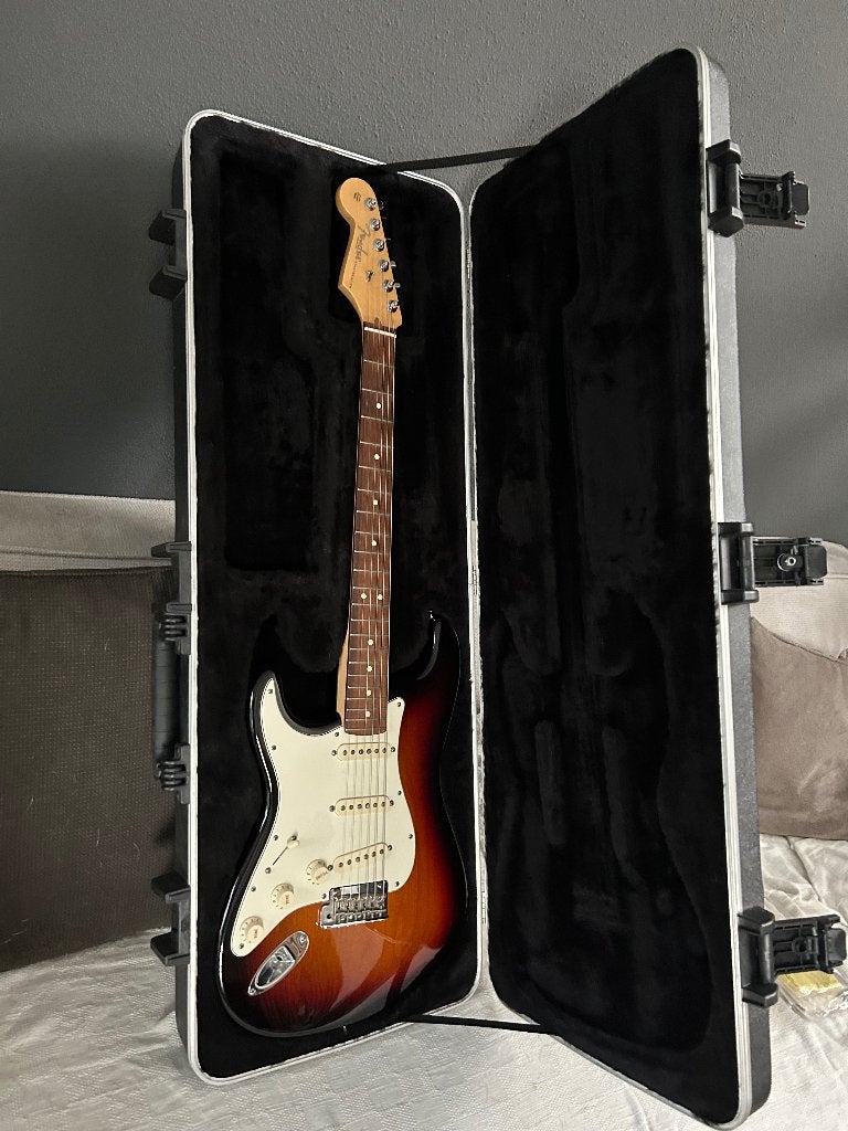 linkshandige gitaar Fender, Ophalen, Zo goed als nieuw, Solid body, Fender