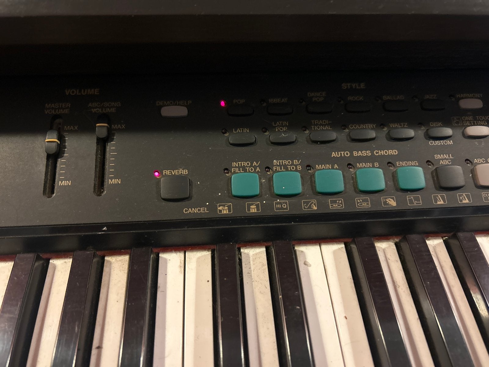 Yamaha Clavinova CVP-59S digitale piano + kruk, Ophalen, Gebruikt, Bruin, Digitaal
