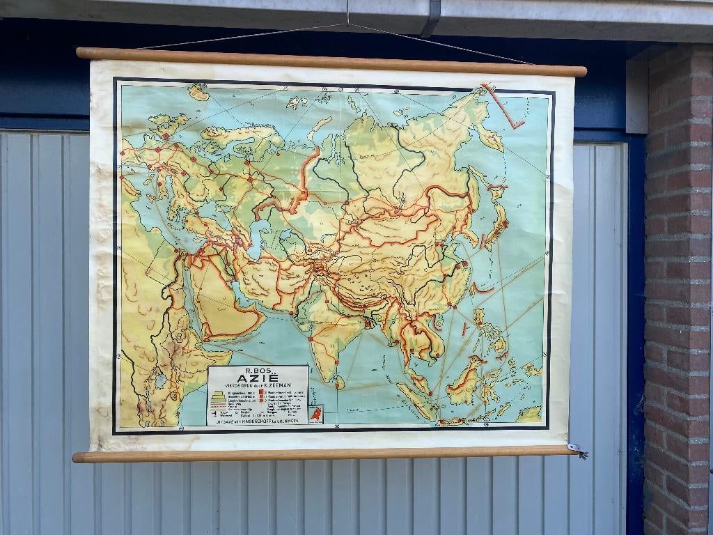 Schoolplaten, Antiek en Kunst, Antiek | Schoolplaten, Overige thema's, Ophalen of Verzenden