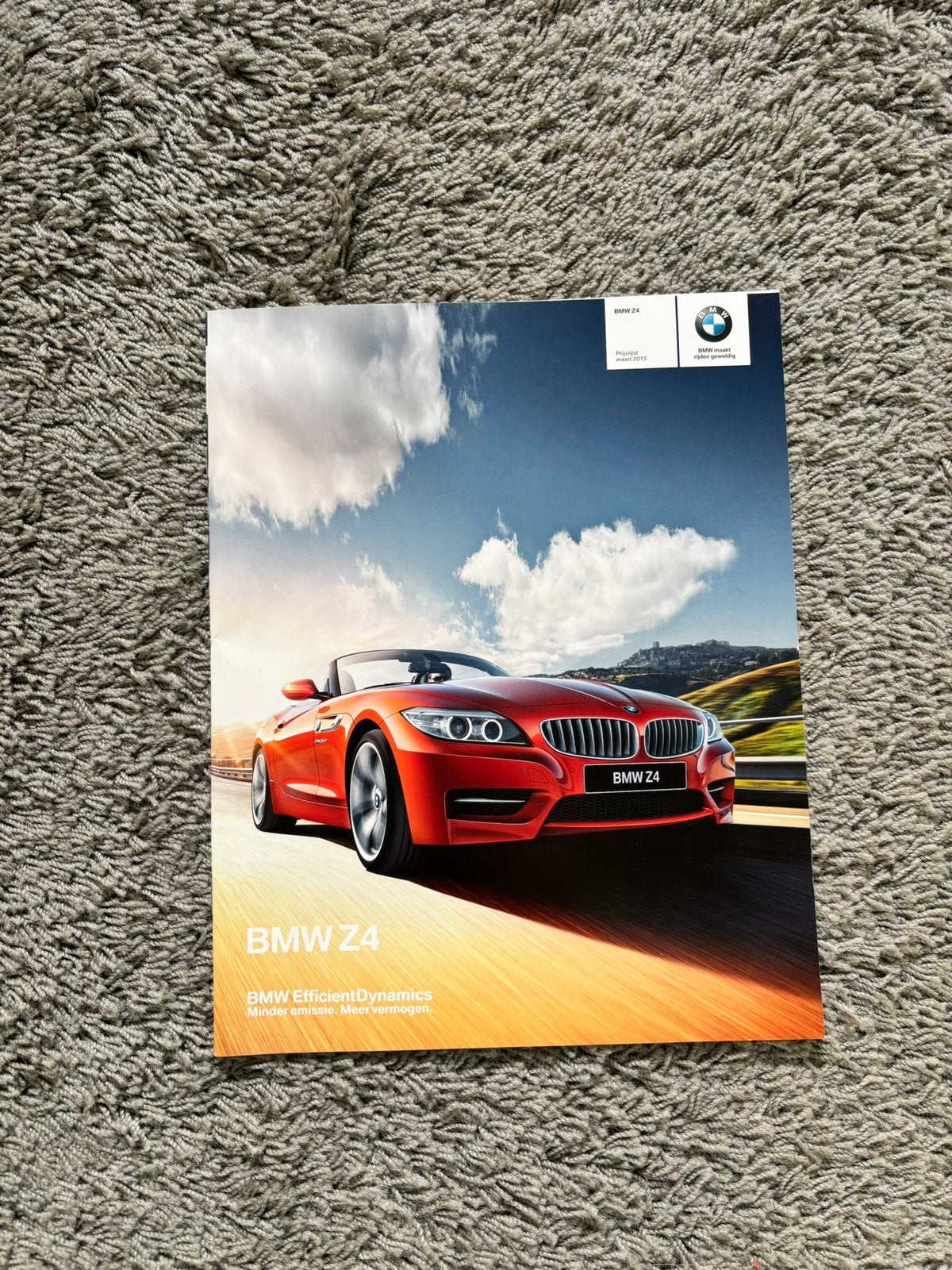 BMW Z4 prijslijst, Ophalen of Verzenden, Zo goed als nieuw, BMW