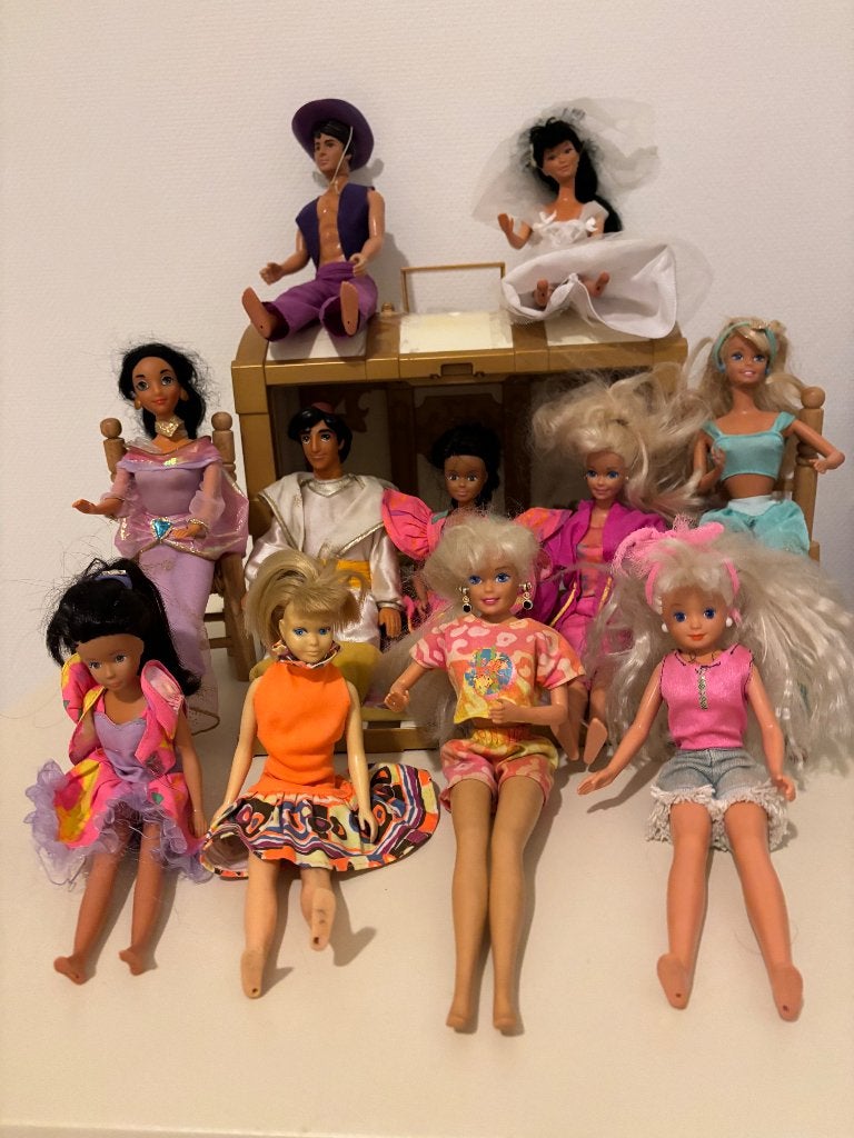 11 Mooie Vintage Barbie Poppen zie foto’s Ophalen, Ophalen, Gebruikt, Barbie